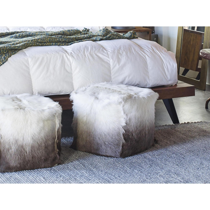 Moe's Home Collection Goat Fur Ottoman XU-1010-14 IMAGE 8