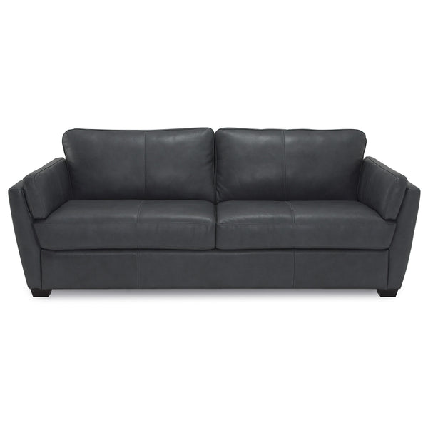 Palliser Burnam Stationary Leather Sofa Burnam 77889-01 Sofa - Thunder IMAGE 1