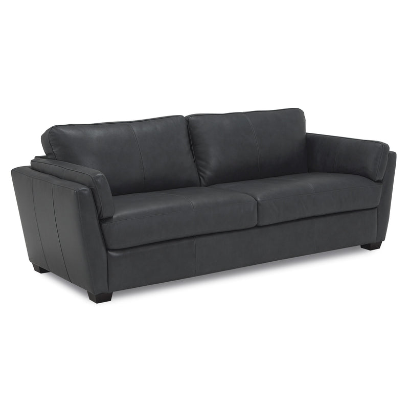 Palliser Burnam Stationary Leather Sofa Burnam 77889-01 Sofa - Thunder IMAGE 2