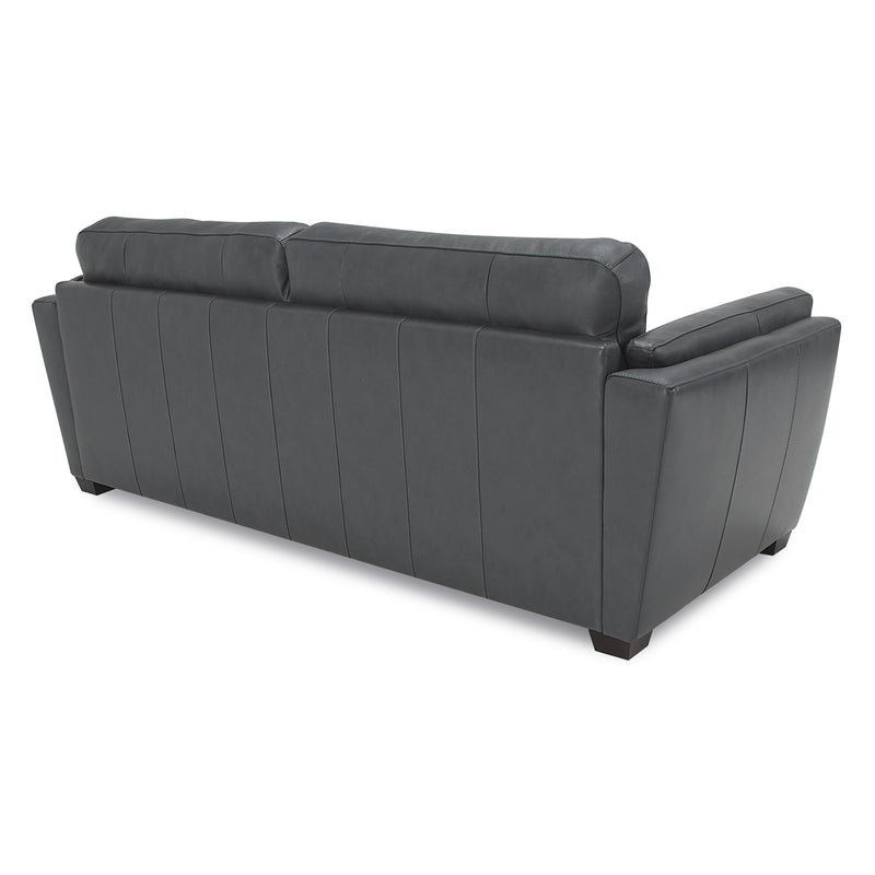 Palliser Burnam Stationary Leather Sofa Burnam 77889-01 Sofa - Thunder IMAGE 4