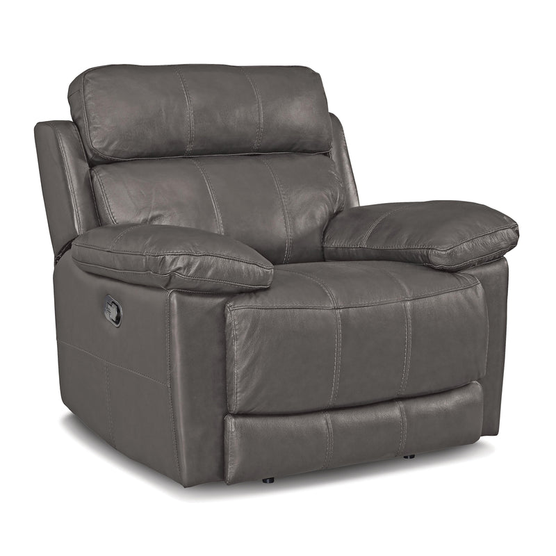 Palliser Finley Leather Recliner with Wall Recline Finley 41134-35 Chair Wallhugger Recliner - Slate IMAGE 2