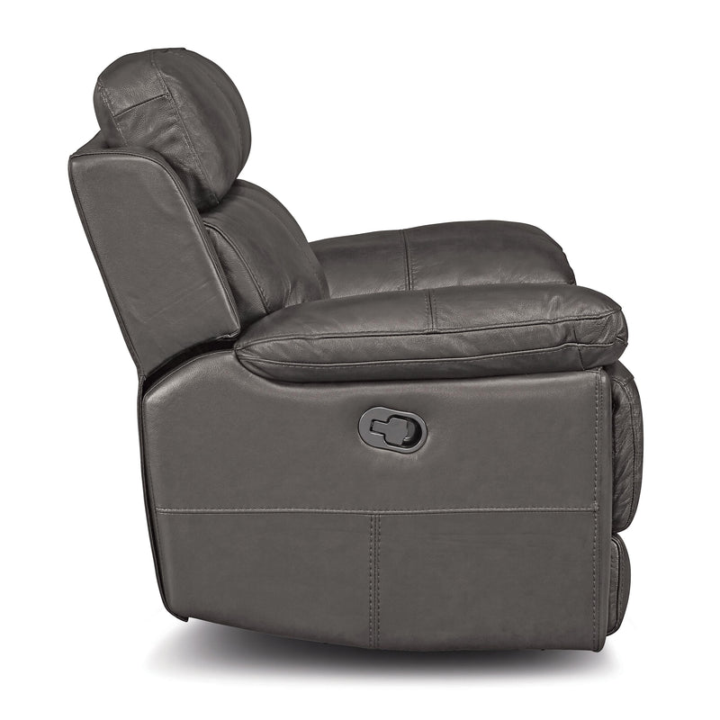 Palliser Finley Leather Recliner with Wall Recline Finley 41134-35 Chair Wallhugger Recliner - Slate IMAGE 5