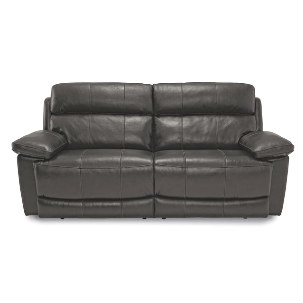 Palliser Finley Power Reclining Leather Sofa Finley 41134-5P Sofa Power Recliner - Slate IMAGE 1