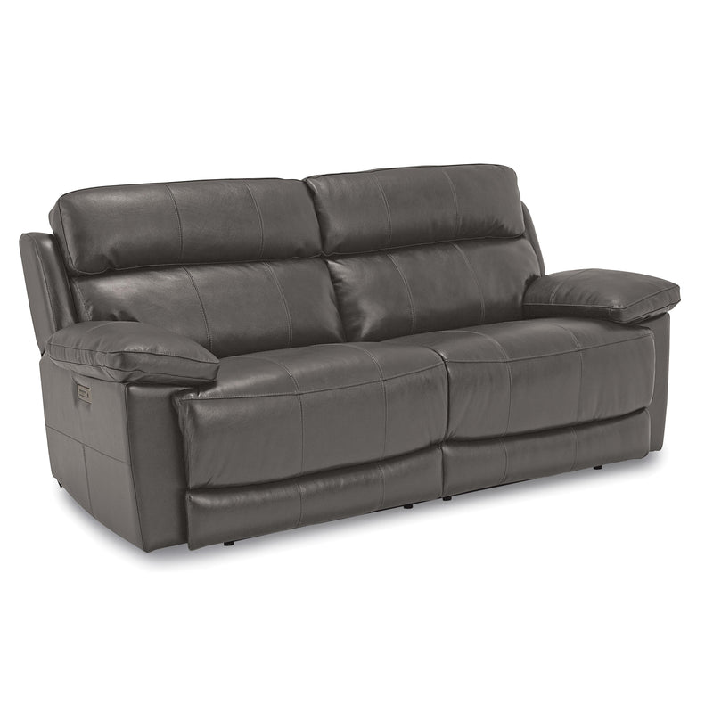 Palliser Finley Reclining Leather Sofa Finley 41134-75 Sofa Recliner - Slate IMAGE 2