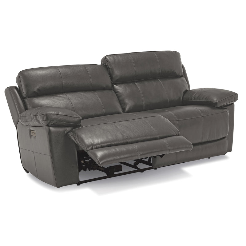 Palliser Finley Reclining Leather Sofa Finley 41134-75 Sofa Recliner - Slate IMAGE 4