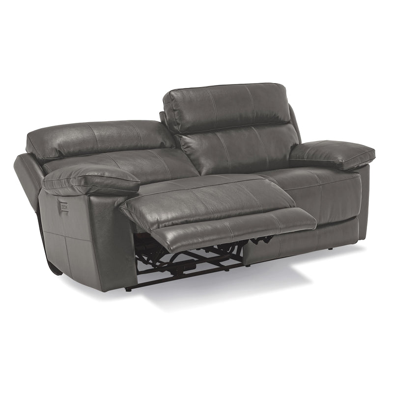 Palliser Finley Reclining Leather Sofa Finley 41134-75 Sofa Recliner - Slate IMAGE 5