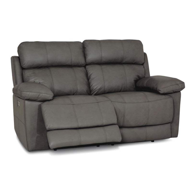 Palliser Finley Power Reclining Leather Loveseat Finley 41134-63 Loveseat Power Recliner - Slate IMAGE 3