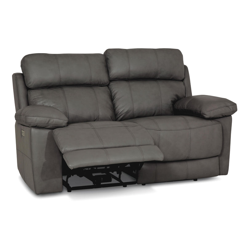 Palliser Finley Power Reclining Leather Loveseat Finley 41134-63 Loveseat Power Recliner - Slate IMAGE 4