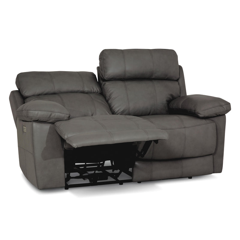 Palliser Finley Power Reclining Leather Loveseat Finley 41134-63 Loveseat Power Recliner - Slate IMAGE 5