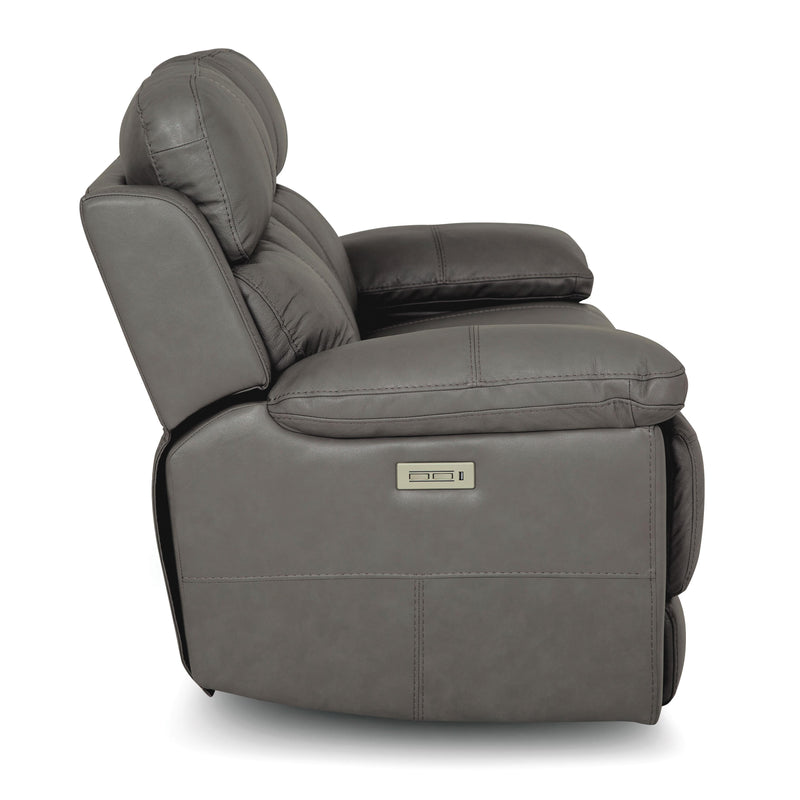 Palliser Finley Power Reclining Leather Loveseat Finley 41134-63 Loveseat Power Recliner - Slate IMAGE 6