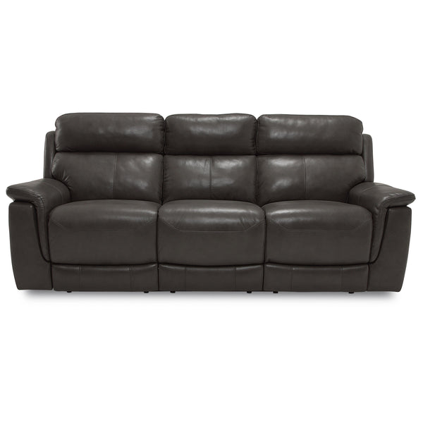 Palliser Granada Power Reclining Leather Sofa Granada 41058-61 Sofa Power Recliner - Graphite IMAGE 1