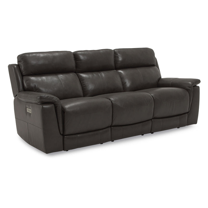 Palliser Granada Power Reclining Leather Sofa Granada 41058-61 Sofa Power Recliner - Graphite IMAGE 2