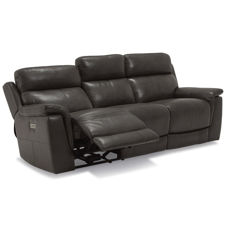 Palliser Granada Power Reclining Leather Sofa Granada 41058-61 Sofa Power Recliner - Graphite IMAGE 4