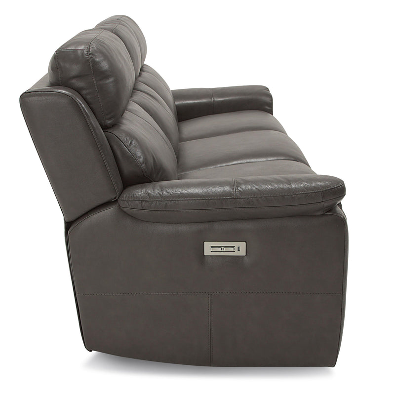 Palliser Granada Power Reclining Leather Sofa Granada 41058-61 Sofa Power Recliner - Graphite IMAGE 6