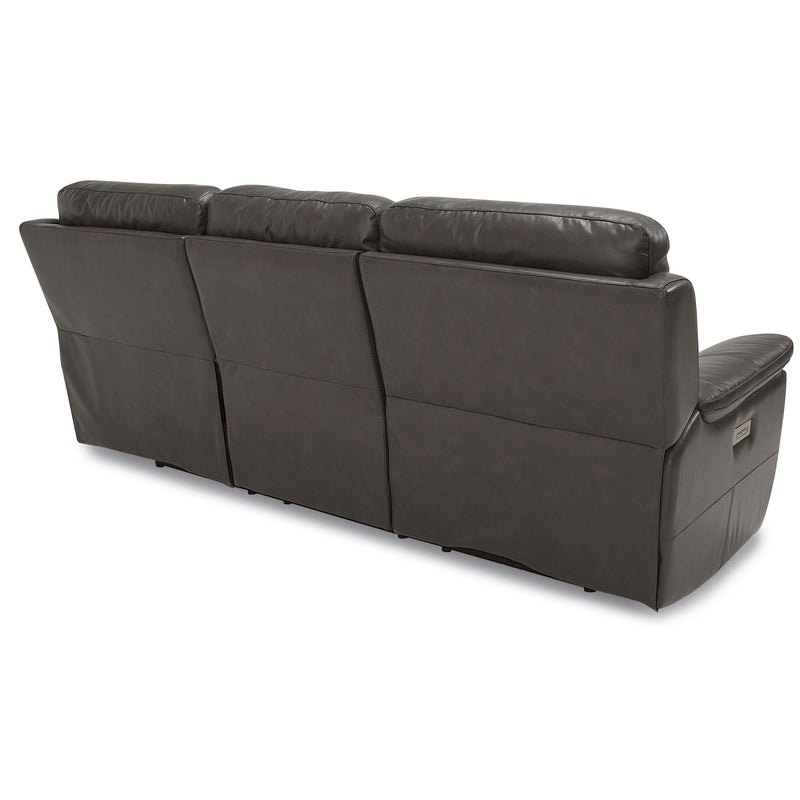 Palliser Granada Power Reclining Leather Sofa Granada 41058-61 Sofa Power Recliner - Graphite IMAGE 7