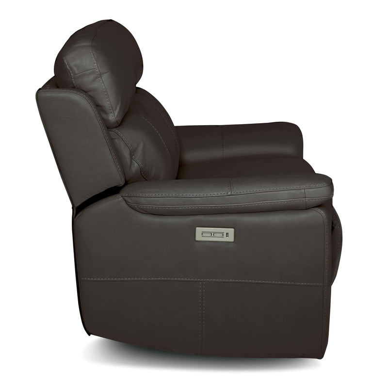 Palliser Granada Power Reclining Leather Loveseat Granada 41058-63 Loveseat Power Reclining - Graphite IMAGE 4