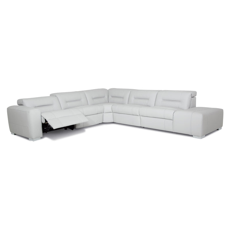 Palliser Otis Power Reclining Leather 5 pc Sectional 44001-7P/44001-70/44001-9A/44001-70/44001-17-EVOQUE-MIST IMAGE 3