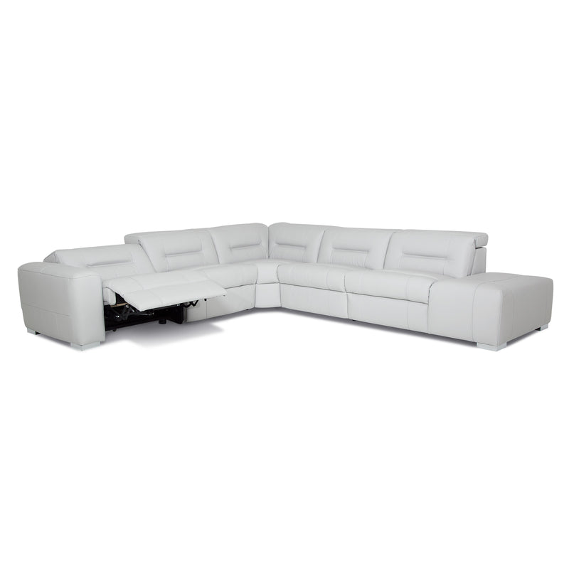 Palliser Otis Power Reclining Leather 5 pc Sectional 44001-7P/44001-70/44001-9A/44001-70/44001-17-EVOQUE-MIST IMAGE 4