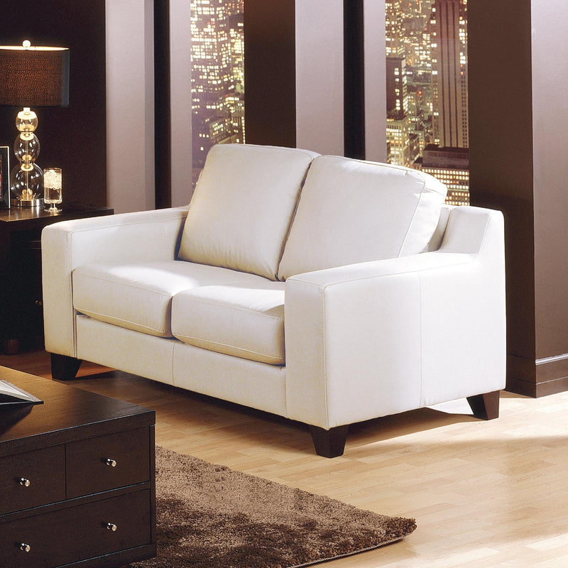 Palliser Reed Stationary Leather Loveseat 77289-03-TULSAII-BISQUE IMAGE 1