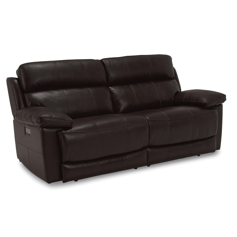 Palliser Finley Power Reclining Leather Sofa Finley 41134-5P Sofa Power Recliner - Chocolate IMAGE 2