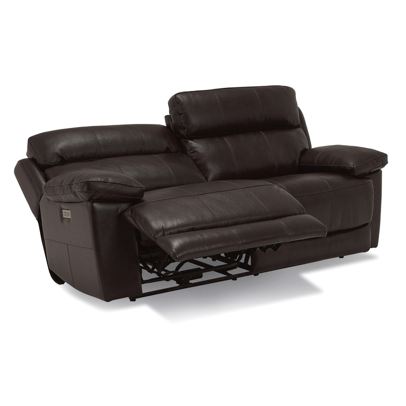 Palliser Finley Power Reclining Leather Sofa Finley 41134-5P Sofa Power Recliner - Chocolate IMAGE 5