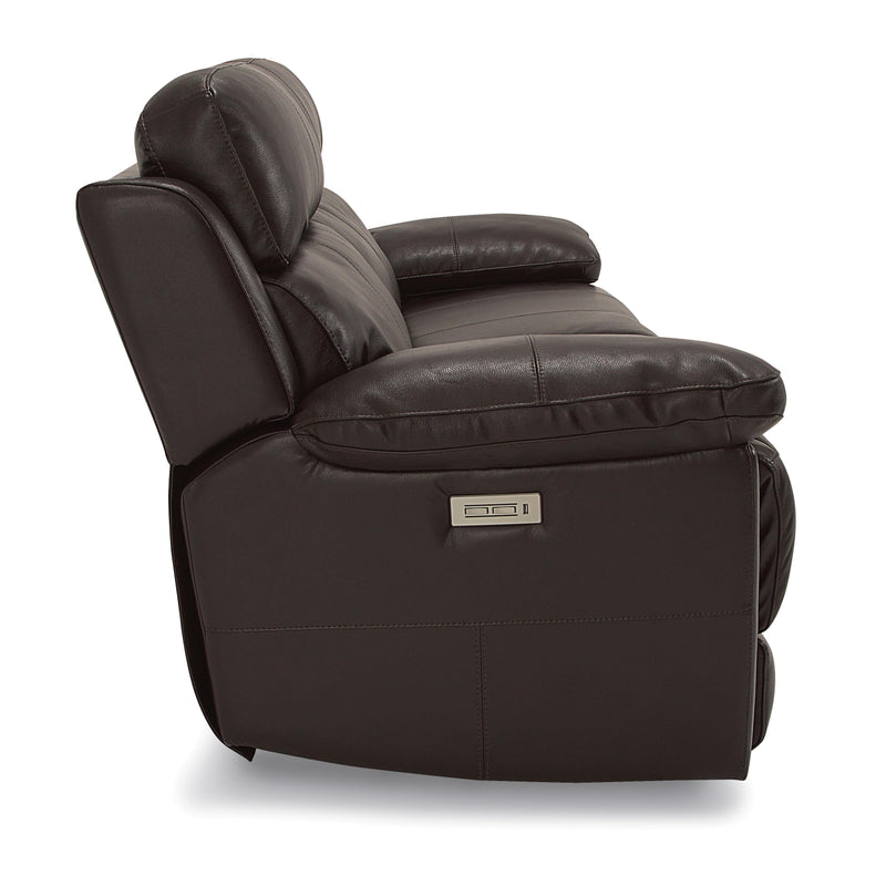 Palliser Finley Power Reclining Leather Sofa Finley 41134-5P Sofa Power Recliner - Chocolate IMAGE 6