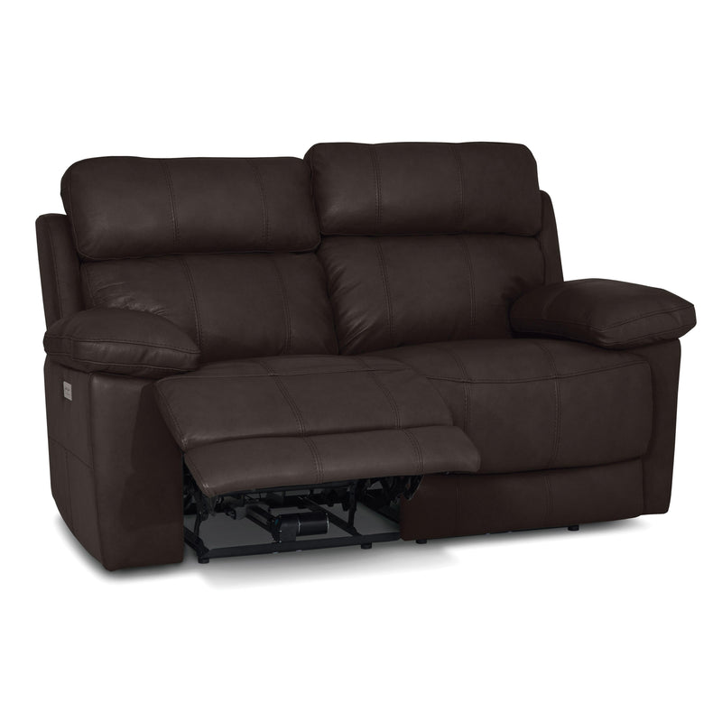 Palliser Finley Power Reclining Leather Loveseat Finley 41134-63 Loveseat Power Recliner - Chocolate IMAGE 3