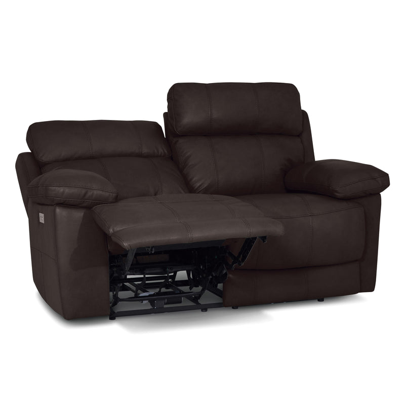 Palliser Finley Power Reclining Leather Loveseat Finley 41134-63 Loveseat Power Recliner - Chocolate IMAGE 4