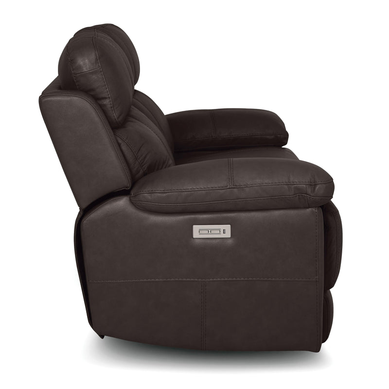 Palliser Finley Power Reclining Leather Loveseat Finley 41134-63 Loveseat Power Recliner - Chocolate IMAGE 5