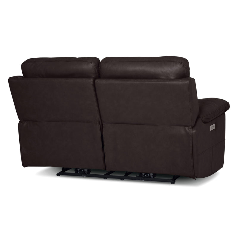 Palliser Finley Power Reclining Leather Loveseat Finley 41134-63 Loveseat Power Recliner - Chocolate IMAGE 6