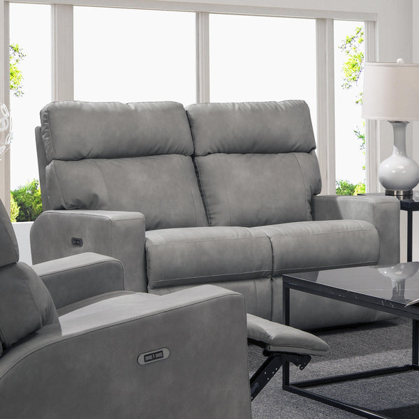 Palliser Fairbrook Reclining Fabric Loveseat 41050-53-DENVER-ASH IMAGE 1