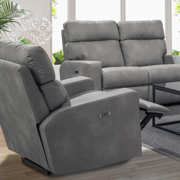 Palliser Fairbrook Power Fabric Recliner 41050-5H-DENVER-ASH IMAGE 1