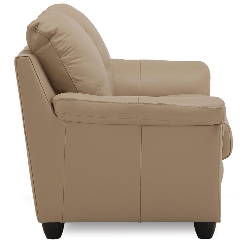 Palliser Huxley Stationary Leather Loveseat 77482-03-TULSAII-SAND IMAGE 3