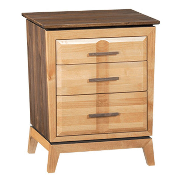 Whittier Wood Addison 3-Drawer Nightstand 1116DUET IMAGE 1