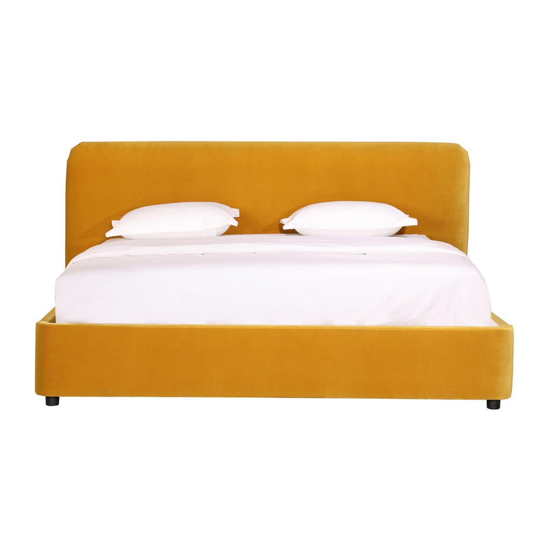 Moe's Home Collection Samara Queen Upholstered Panel Bed RN-1125-09 IMAGE 1