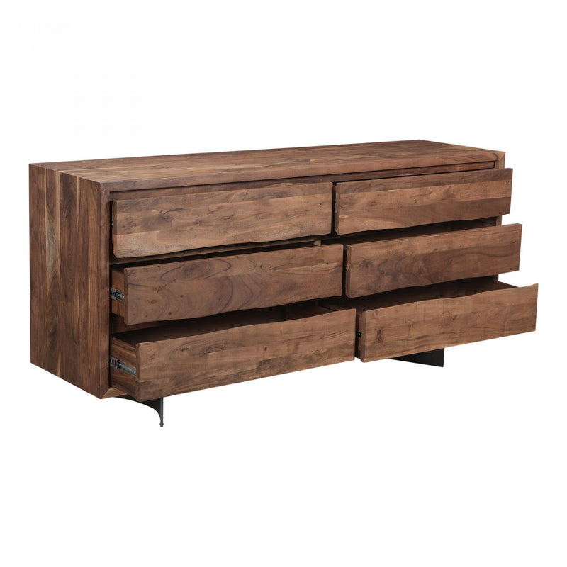 Moe's Home Collection Bent 6-Drawer Dresser VE-1097-03 IMAGE 4