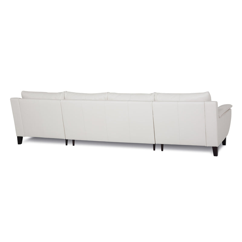 Palliser Aubner Leather 3 pc Sectional 77419-14/77419-15/77419-16-VOLTE-WHITE IMAGE 2