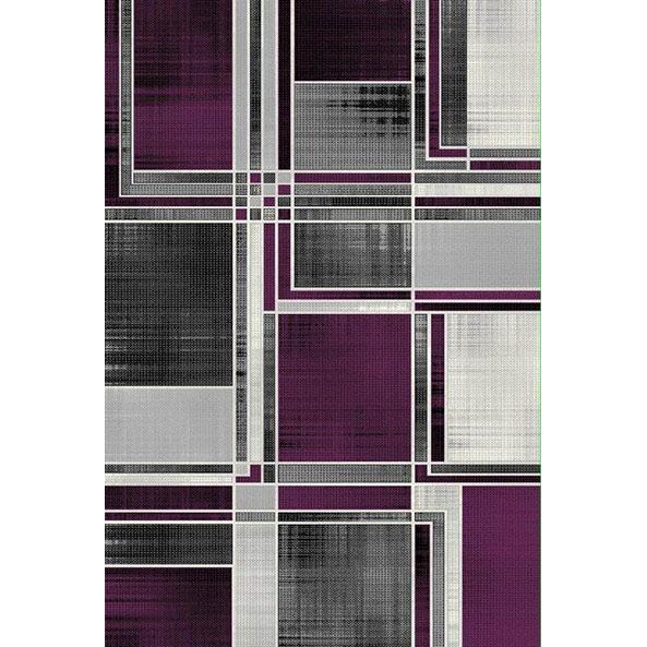 Persian Weavers Rugs Rectangle Davincii DAV-415 5'x7' Rug - Purple IMAGE 1