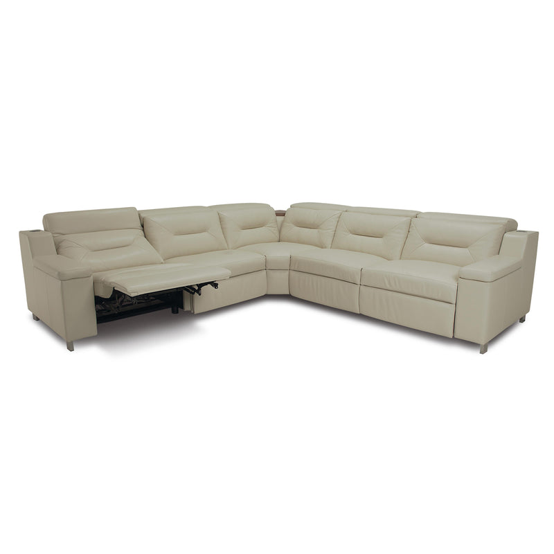 Palliser Apex Power Reclining Leather 3 pc Sectional 44008-7W/44008-1L/44008-6W-REIN-PARCHMENT IMAGE 4