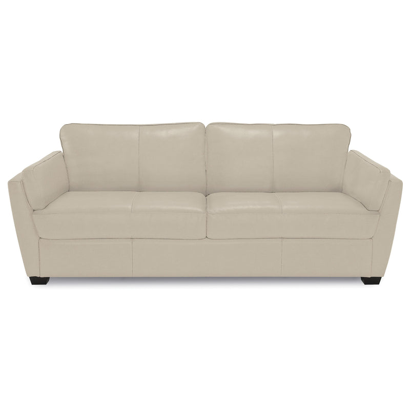 Palliser Burnam Stationary Leather Sofa Burnam 77889-01 Sofa - Pearl IMAGE 1