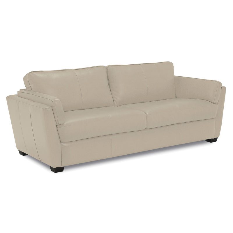 Palliser Burnam Stationary Leather Sofa Burnam 77889-01 Sofa - Pearl IMAGE 2