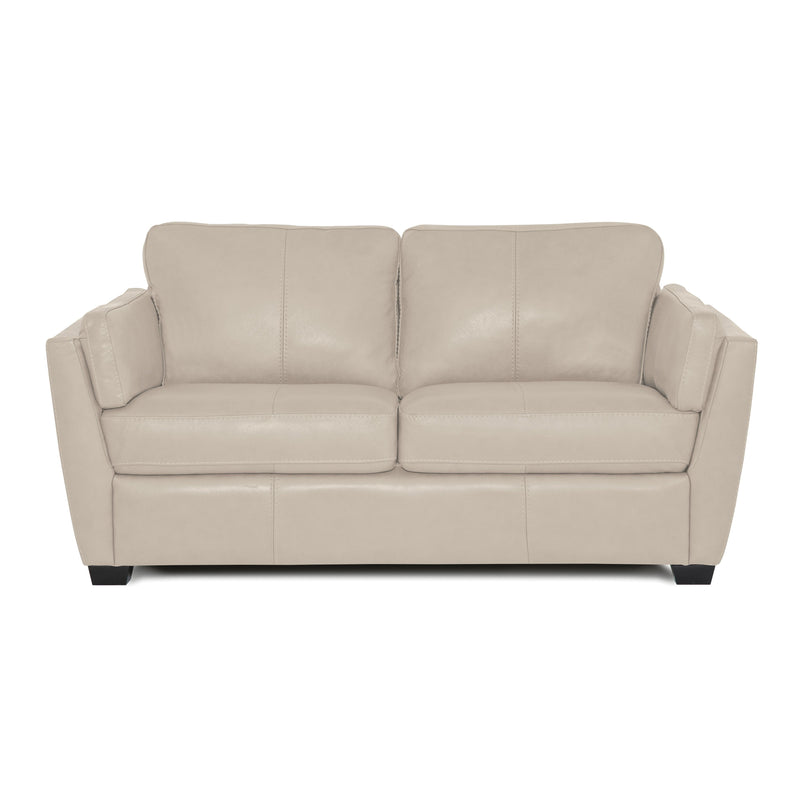 Palliser Burnam Stationary Leather Loveseat Burnam 77889-03 Loveseat - Pearl IMAGE 1