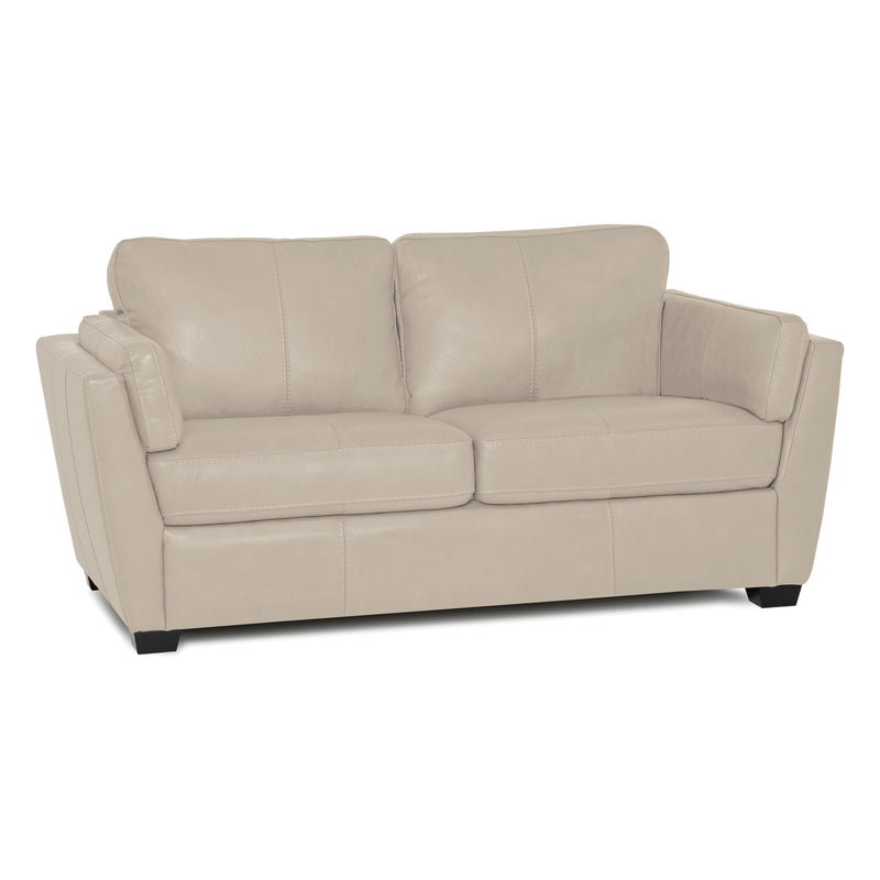 Palliser Burnam Stationary Leather Loveseat Burnam 77889-03 Loveseat - Pearl IMAGE 2