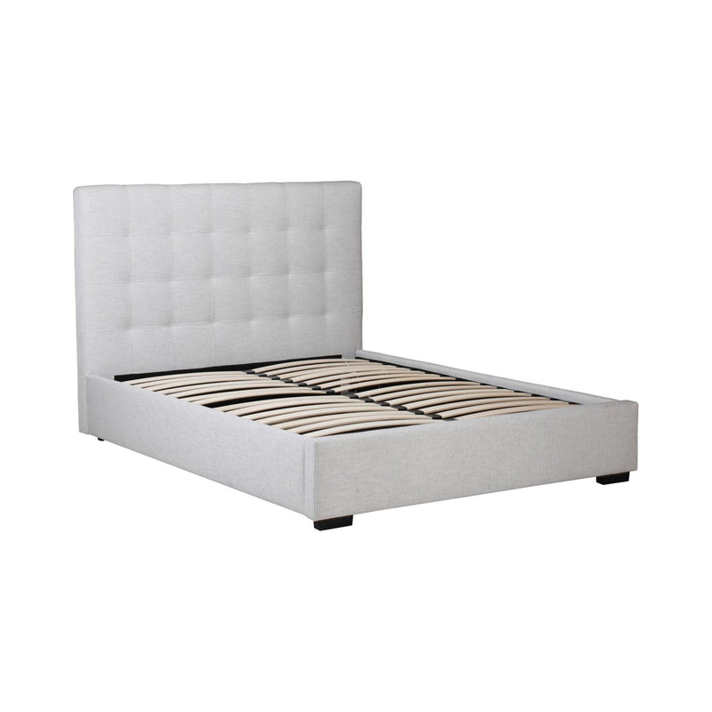 Moe's Home Collection Belle King Upholstered Panel Bed with Storage RN-1001-40 IMAGE 2