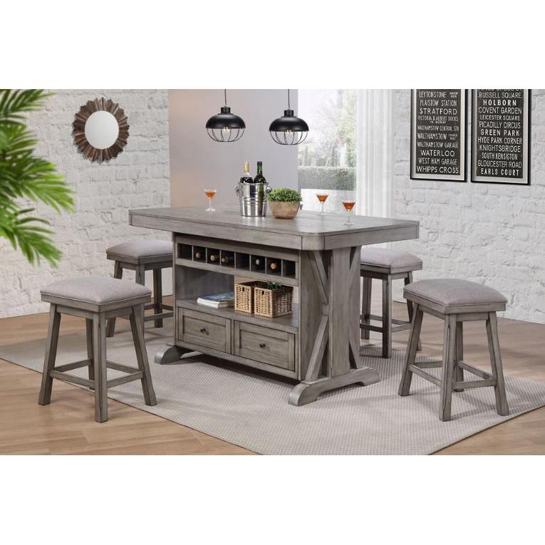 ECI Furniture Kitchen Islands and Carts Islands 0590-70-IT/IB IMAGE 2