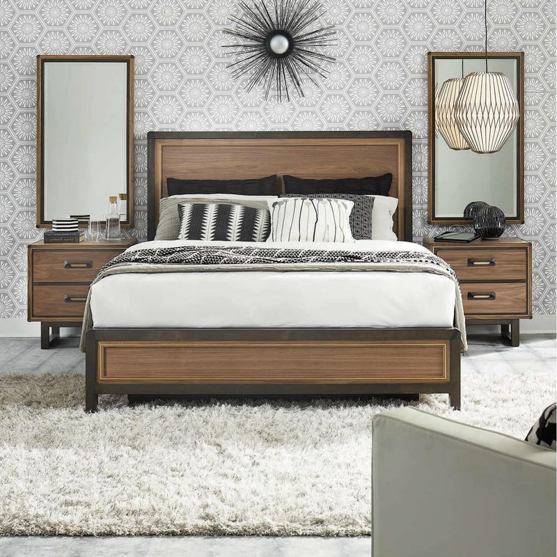 Whittier Wood Bryce Queen Panel Bed with Storage 2582RLN IMAGE 2