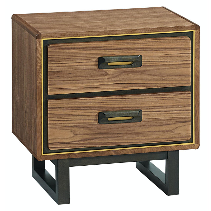 Whittier Wood Bryce 2-Drawer Nightstand 1104RLN IMAGE 1