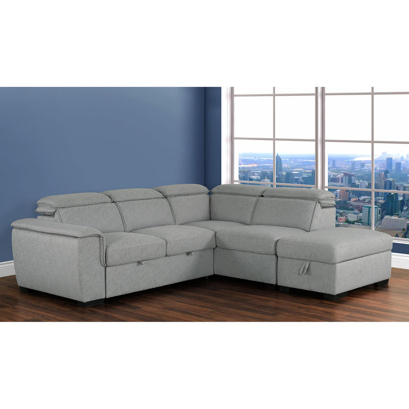 Primo International Gerardo Fabric Sleeper Sectional GRAR-LLBY4719/GRAR-RHCY4719/GRAR-OTSY4719 IMAGE 2