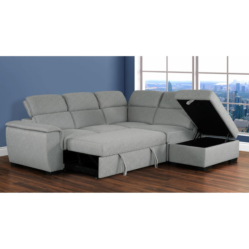 Primo International Gerardo Fabric Sleeper Sectional GRAR-LLBY4719/GRAR-RHCY4719/GRAR-OTSY4719 IMAGE 3