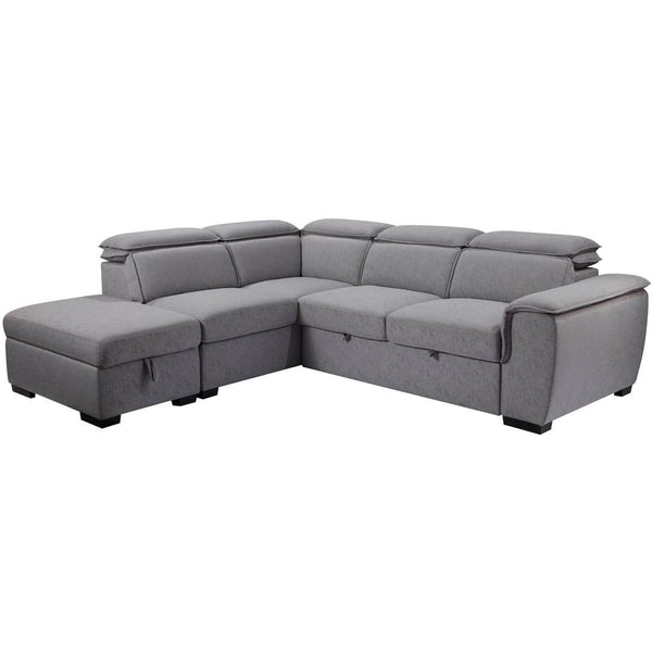 Primo International Gerardo Fabric Sleeper Sectional GRAR-OTSY4719/UU0022-1-LINGRY-3STL1/UU0022-1-LINGRY-3STX4 IMAGE 1